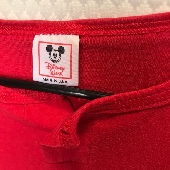 DISNEY ,MICKEY MOUSE CROP SHIRT SZ LARGE MADE INUSA NW - Picture 2 of 5